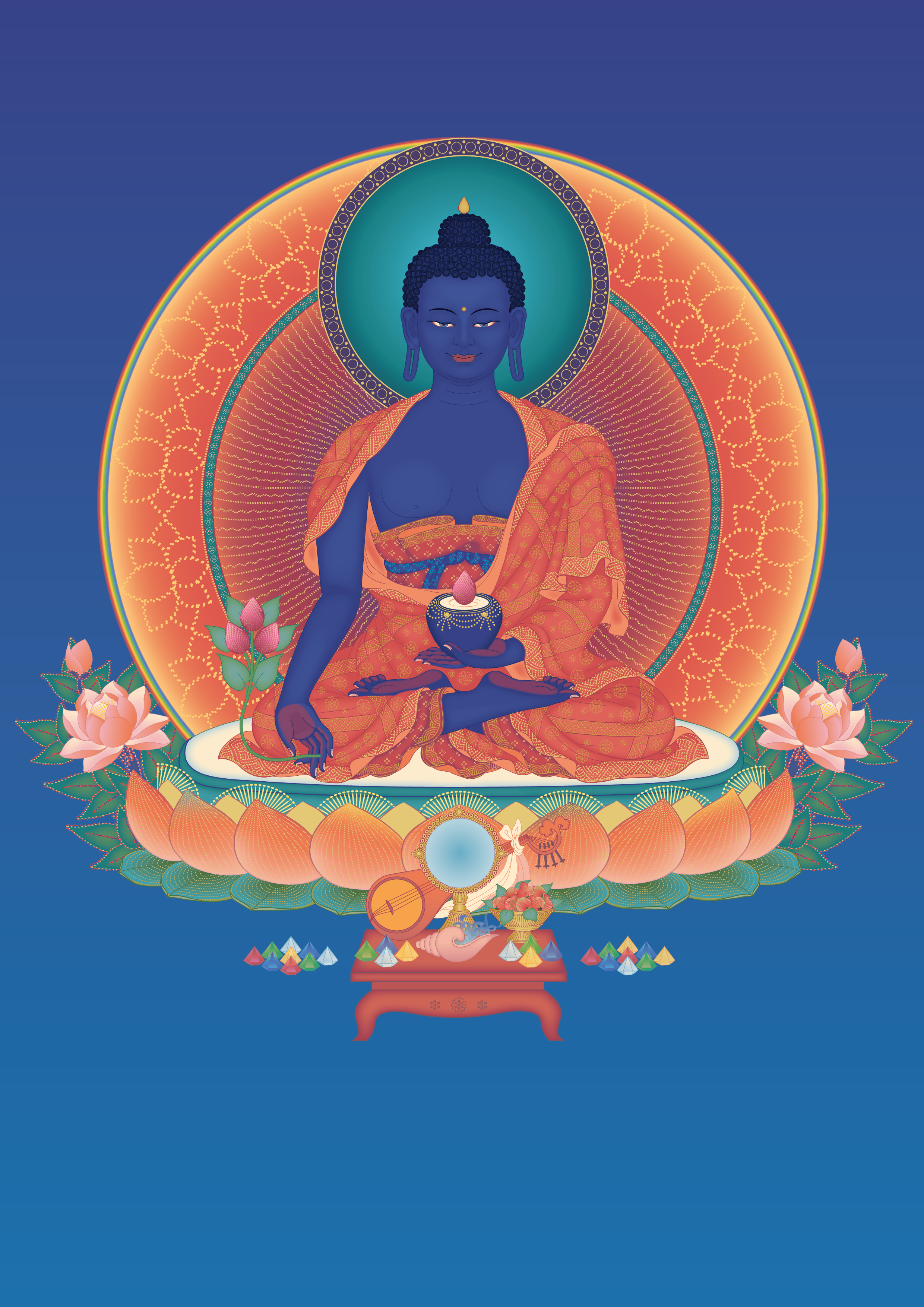 Medicine Buddha - Bhaisajyaguru | The Truth Of Life