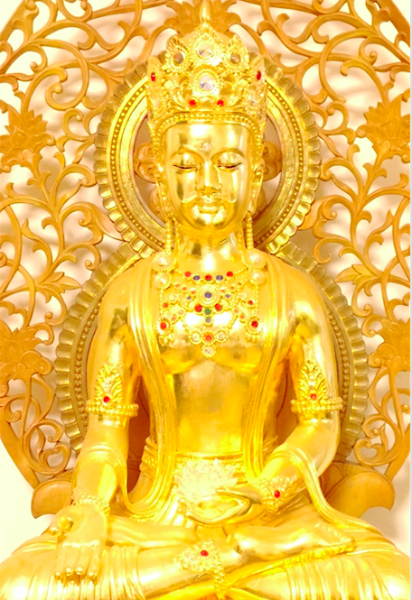 Amitabha Buddha Statue - How to meditate - Meditation technique