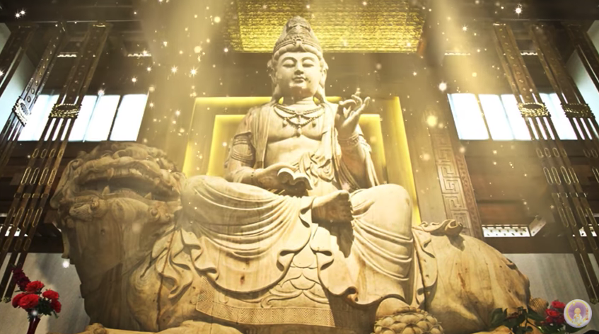 Greatest Wisdom Dragon Buddha – Manjusri